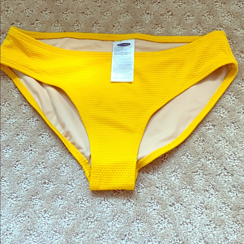 Yellow old navy bikini bottom